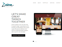 Tablet Screenshot of driven-creative.com